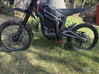 Talaria Sting MX 5 Electric Dirt Bike - Upgraded Warp 9 Direct Mount Stem & Foot Pegs