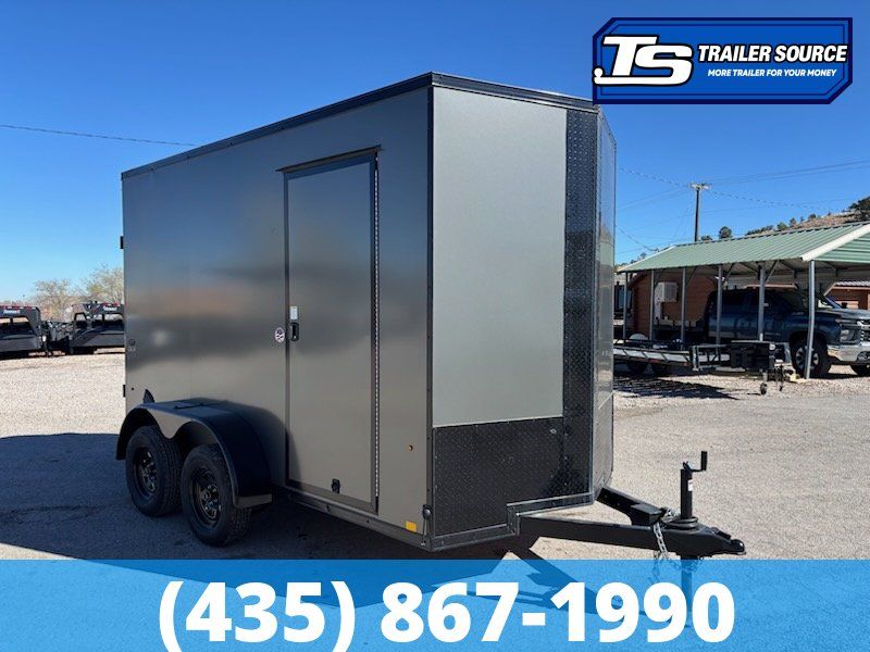 6x12 Look ST DLX Enclosed Cargo Trailer - 7'0" Interior - 7K GVWR - .080 PolyCor, Black Out Package