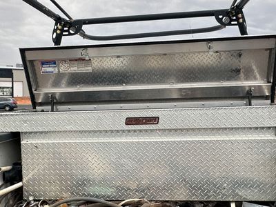 Weather Guard Deep Saddle Tool Box #1223-0-01 Aluminum with key