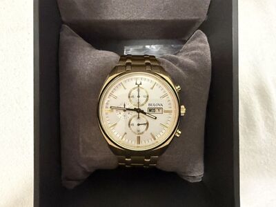 GOLD BULOVA SURVEYOR