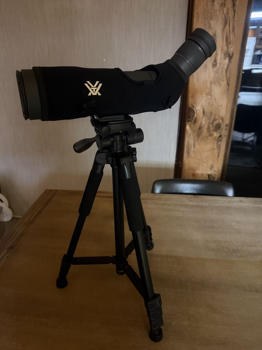 Vortex Razor HD 22-48x65 Angled Spotting Scope with Tripod, Cover, & Caps