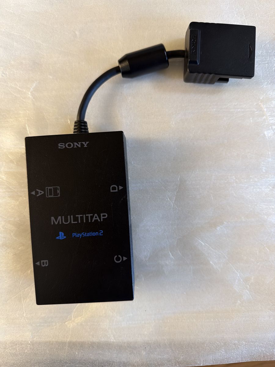 Sony PlayStation 2 PS2 Multitap Adapter SCPH-10090 - Play with up to 4 Players Ps2 Fat