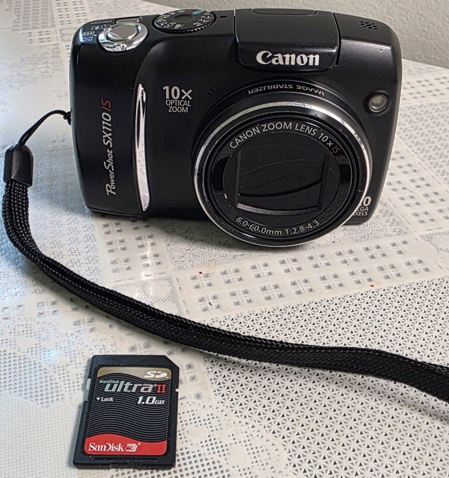 Canon PowerShot SX110 IS Digital Camera.