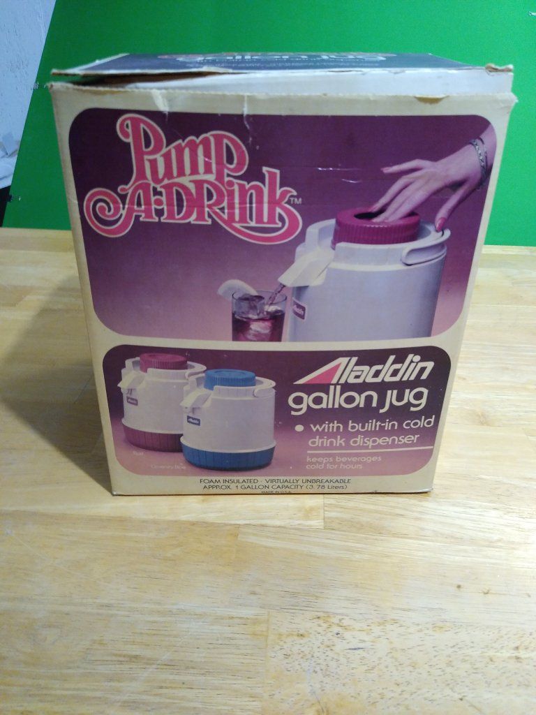 Vintage Aladdin's gallon jug