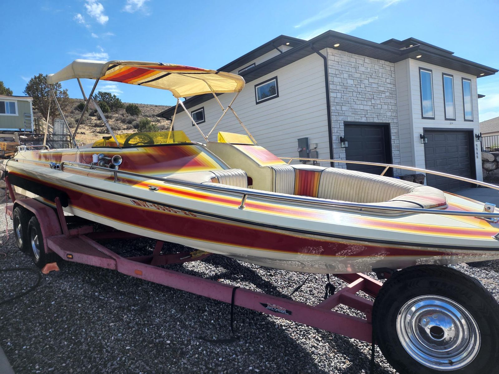 1985 22' Dana Custom Classic Ski Boat