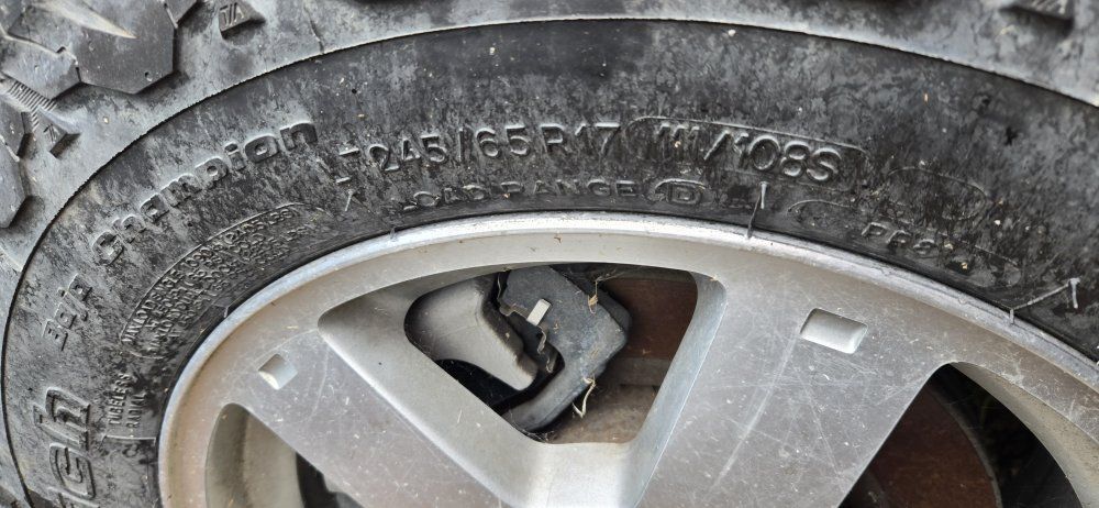 4xBF Goodrich All Terrain T/A KO2 245/65/17 111/108S All-Terrain Tire Baja Champion