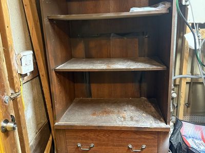 Storage Shelf With Drawers
