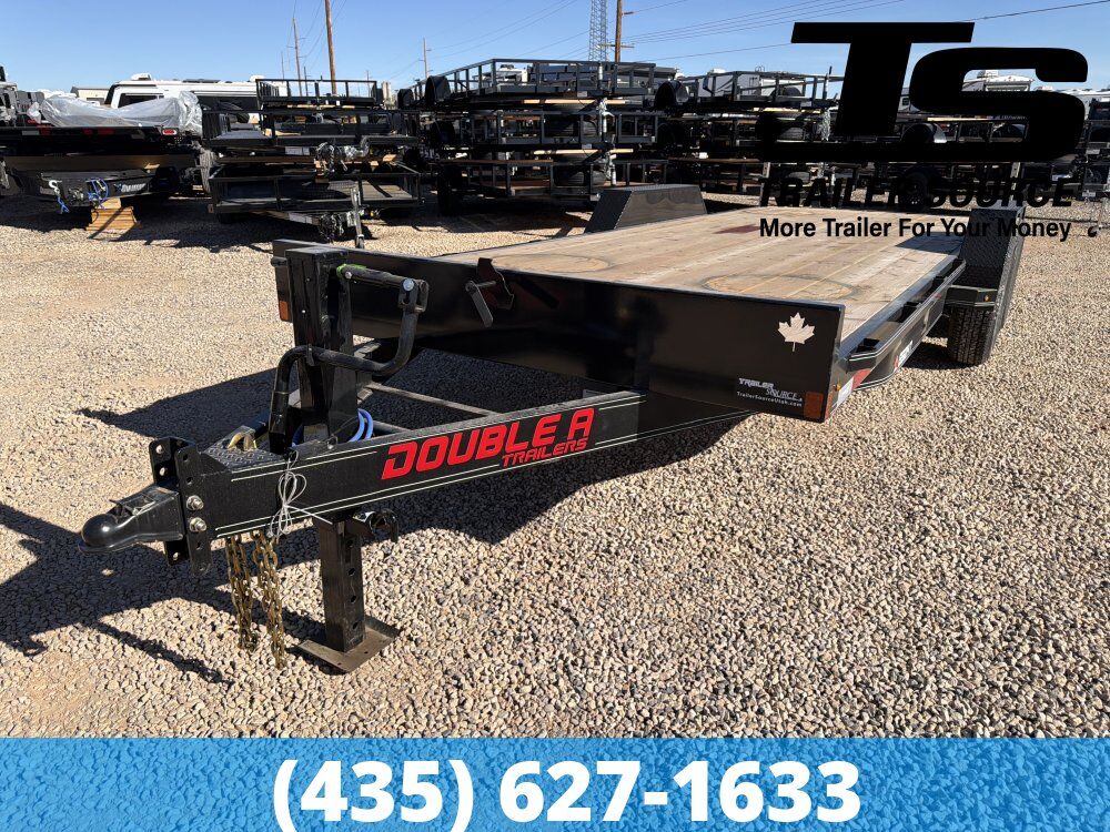 7x20 Double A Pro Series EQ Equipment Trailer - 15.4K GVWR