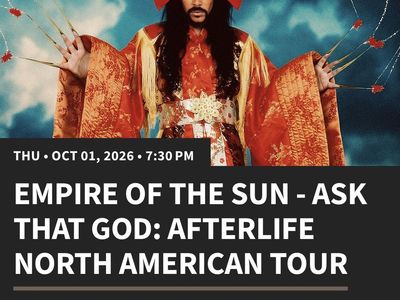 Empire of the Sun Tickets (x2) - Oct 1, 2026 - West Valley City, UT