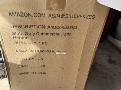 AmazonBasics Slate Grey Commercial Patio Heater, New in Box