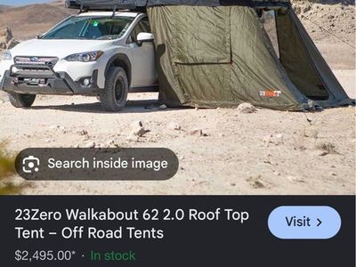 23Zero 62 2.0 Rooftop Tent