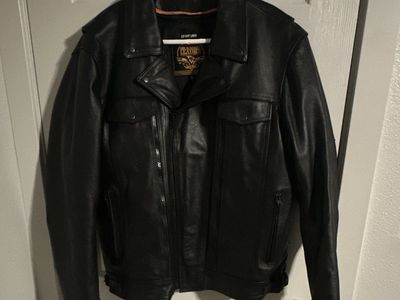 Milwaukee Leather Original Performance Apparel Men's Black Leather Jacket - XL