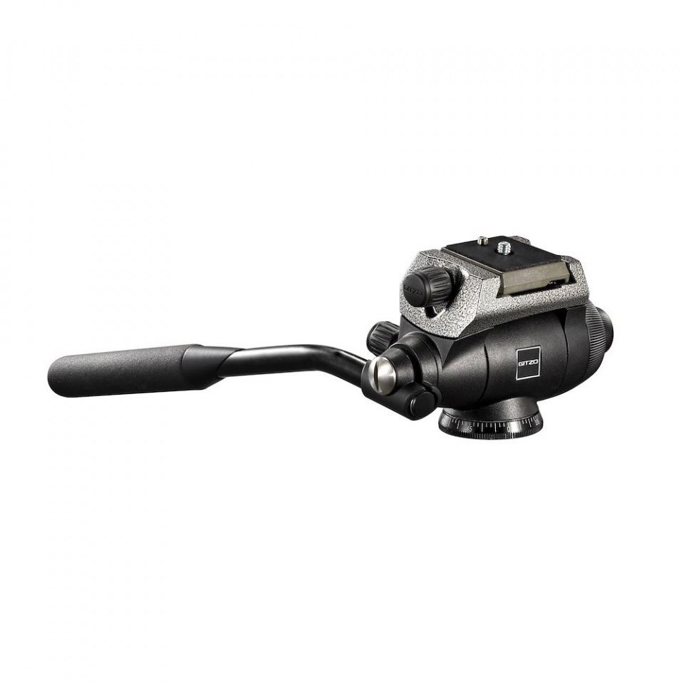 Gitzo G2180 Series 1 Fluid Head with Control Handle and Quick Release Plates