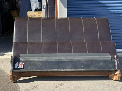 Leather California King Bed Frame And Box Springs