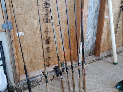 Fishing Rods and Rod Tubes $10-20