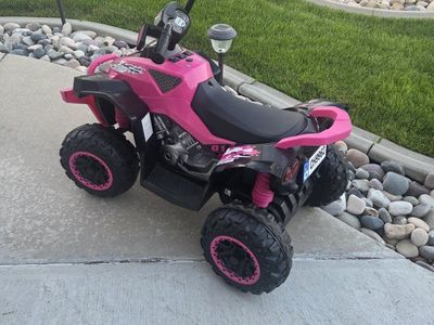 Pink Kids Electric Ride-On ATV Quad 4-Wheeler