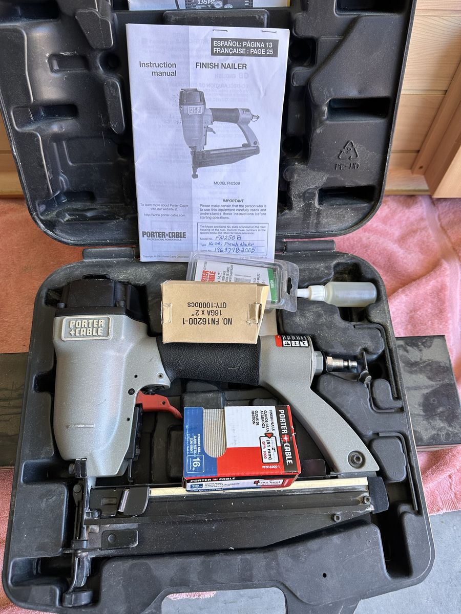 Porter Cable finish nail gun