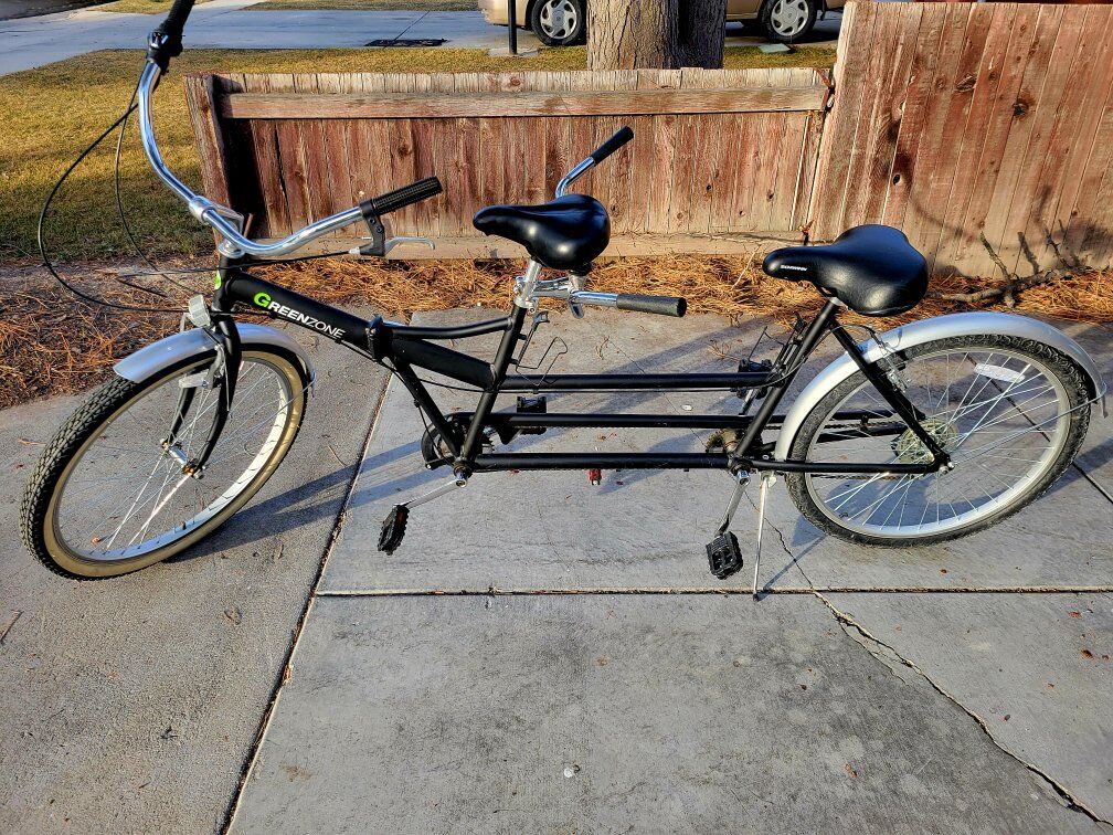 Greenzone Folding Tandem Bike Very Rare Double Two