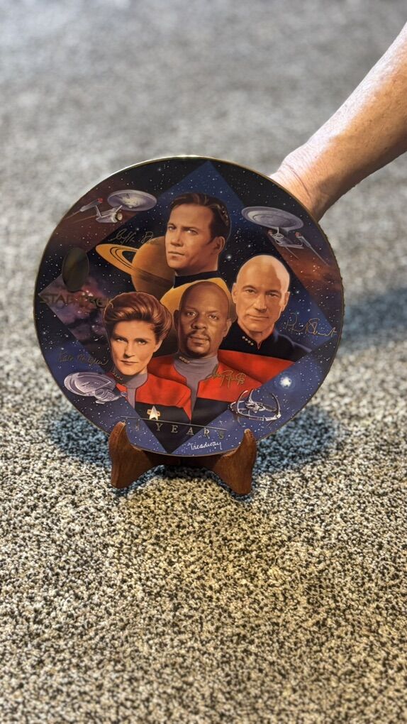Collectors Plate Star Trek