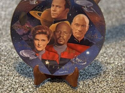 Collectors Plate Star Trek