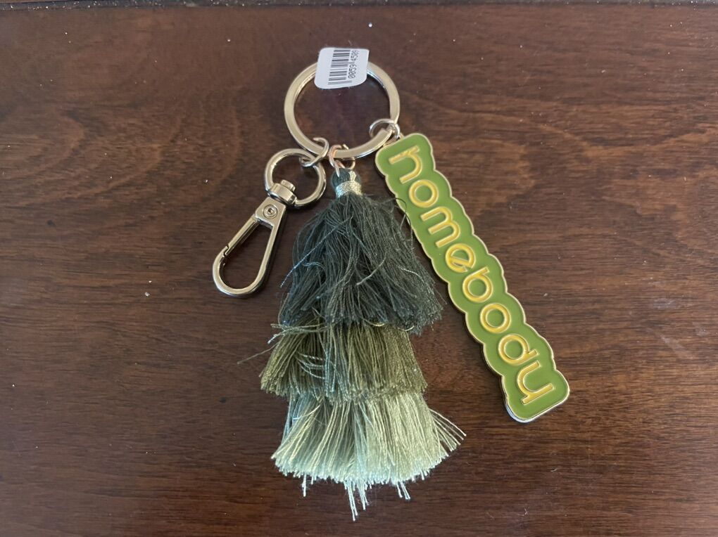 New Green Homebody Tassel Key Ring