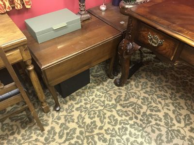 Two end tables folding sides