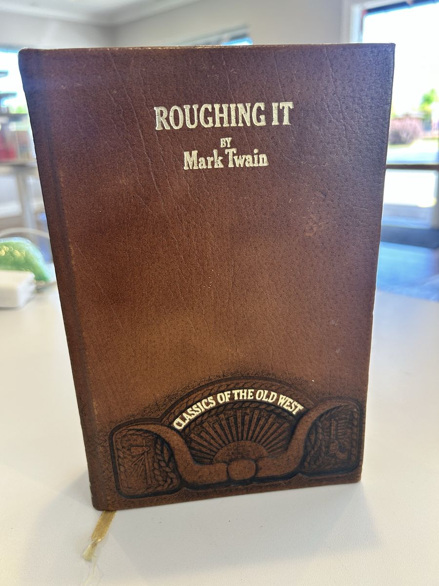 Leather Cover “Roughing It” Mark Twain