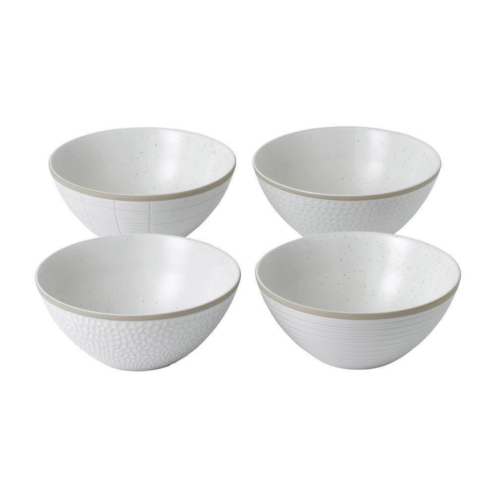 Royal Doulton Maze Grill White Bowls Set