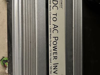 AIMS Power PWRINV2500W 2500 Watt DC to AC Power Inverter 12V VDC 120 VAC