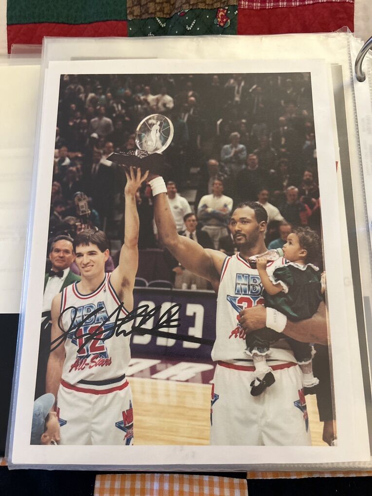 John Stockton Autograph 8x10 Auto Signed All-Star