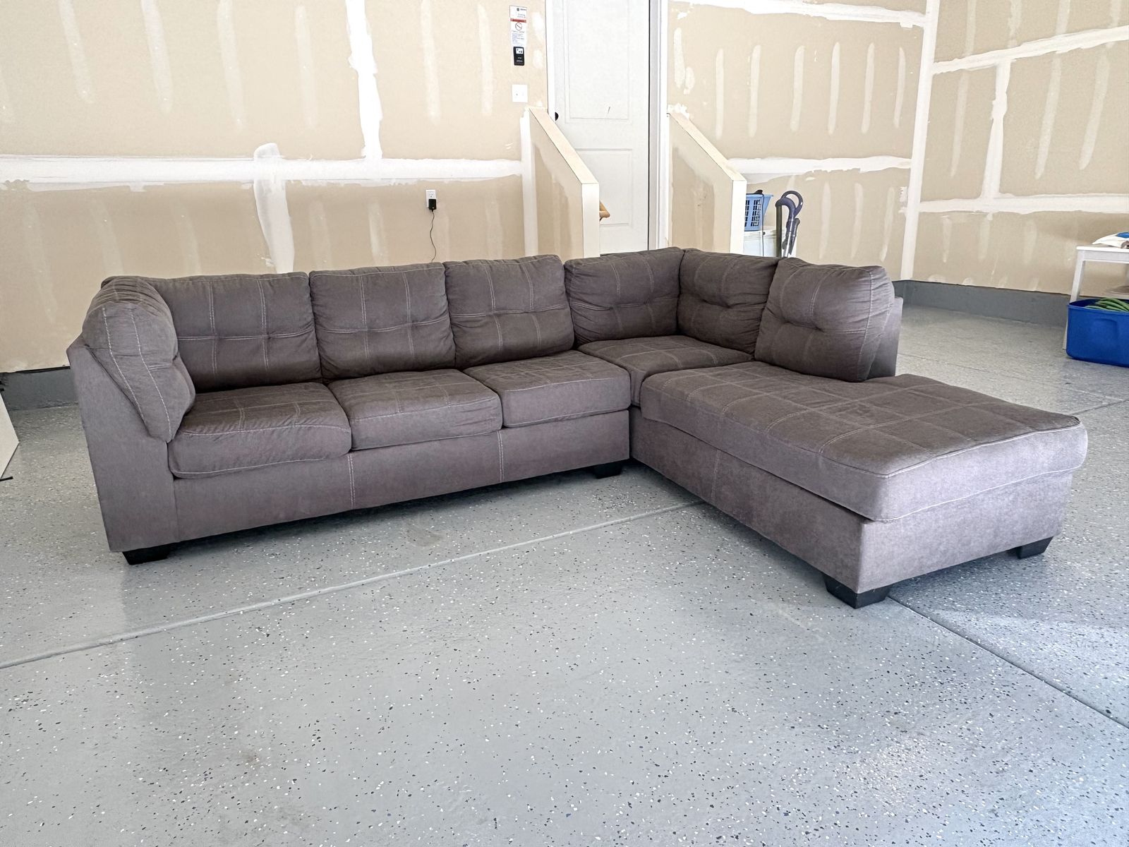 Gray Sectional Couch