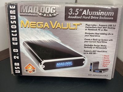 Anodized HARD DRIVE 3.5 Aluminum Mad Dog