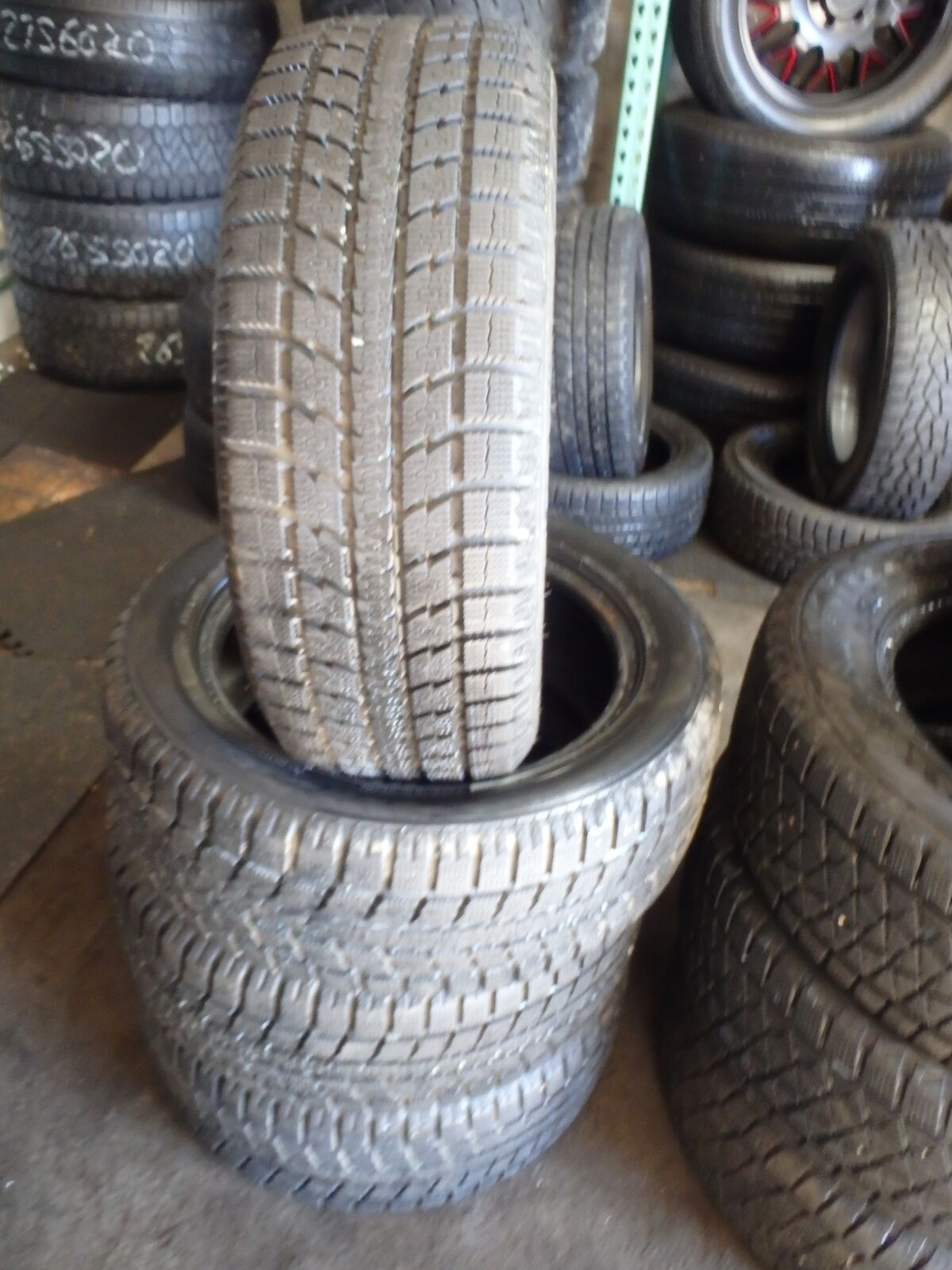 205/55R16 TOYO OBSERVE SA-5 SET OF USED WINTER TIRES