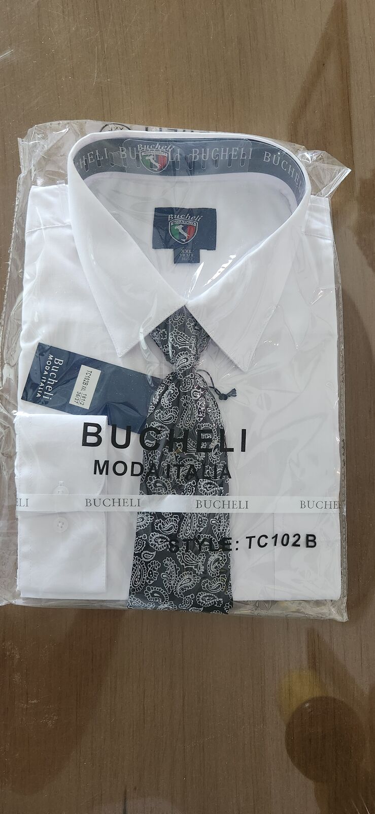 Mens White Dress Shirt Free Tie