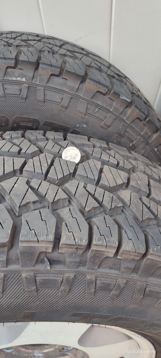 Nice set of Pathfinder tires and GM wheels