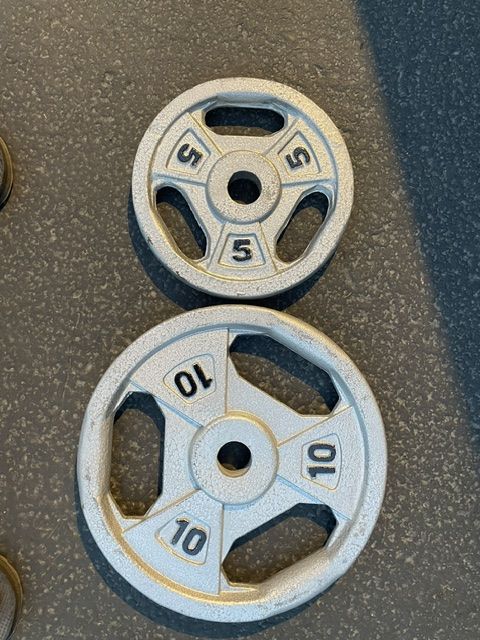 Free weight set