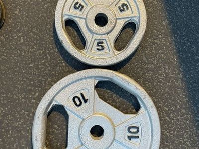 Free weight set
