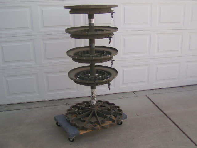 WWII Arms-Rack Barrack's Cal 45 M1911 A1 Pistol Holder Trigger lock