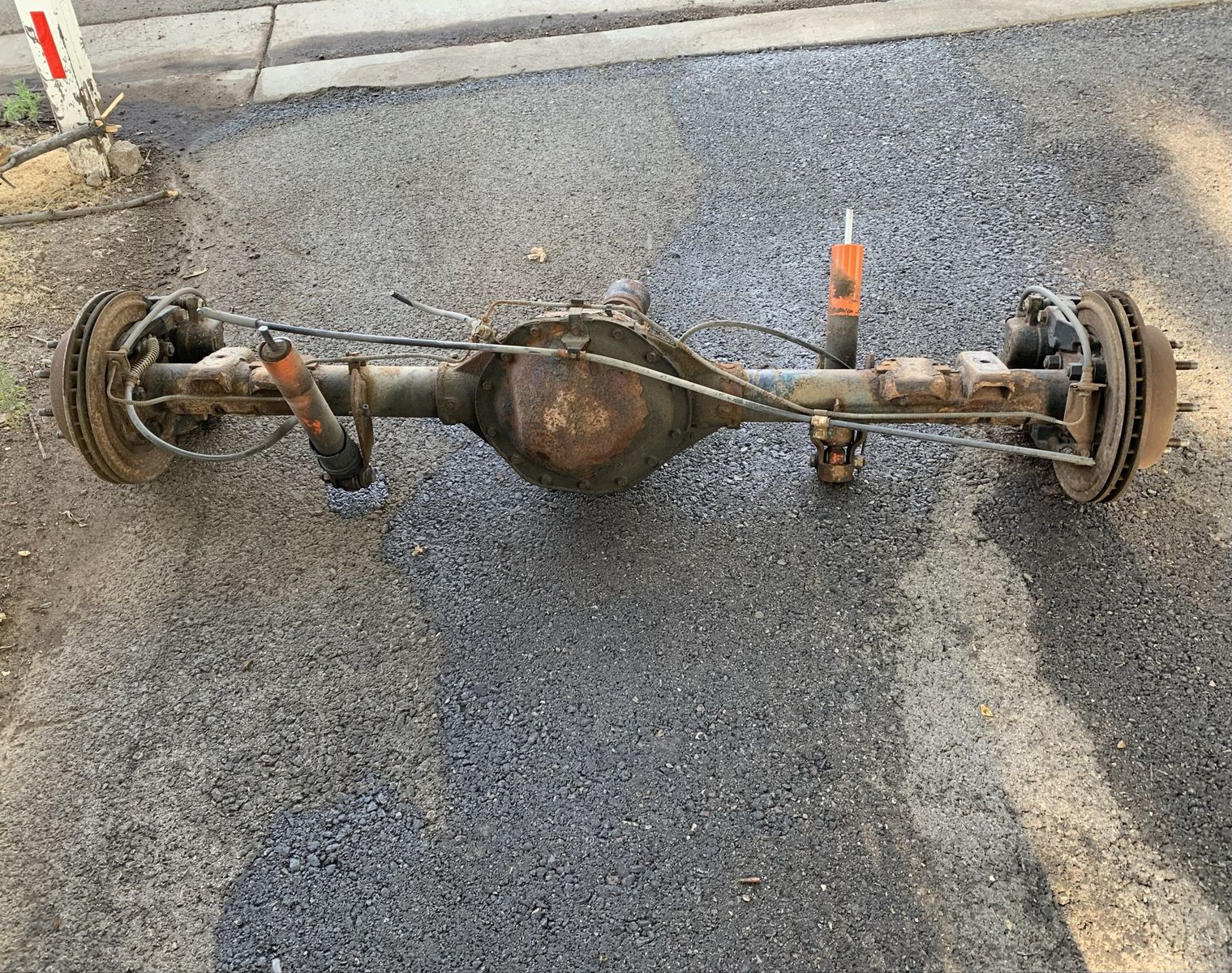Chevy GM 14-bolt 1-ton semi-float rear axle 3.73 locker 