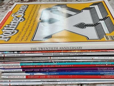 Rolling Stone & Guitar Player Magazine Lot