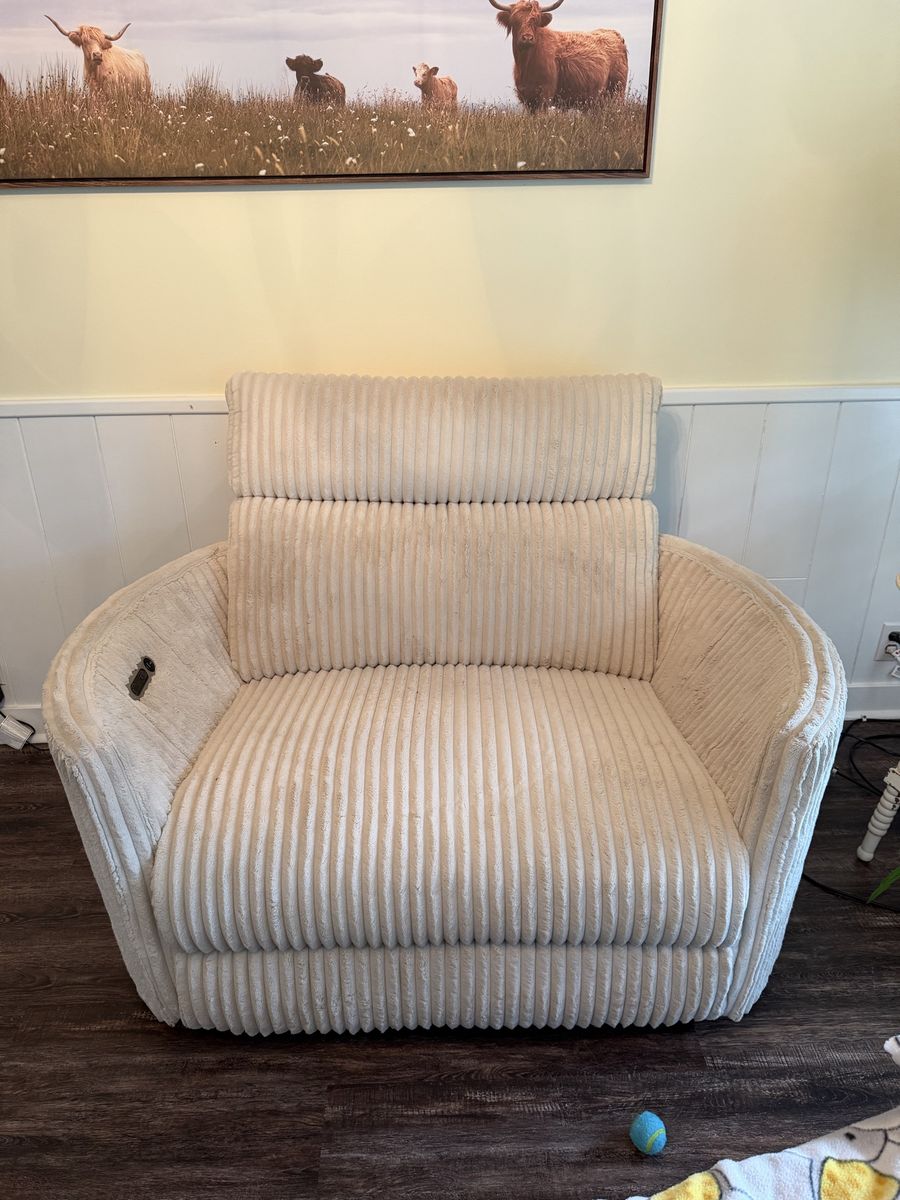 Minky loveseat