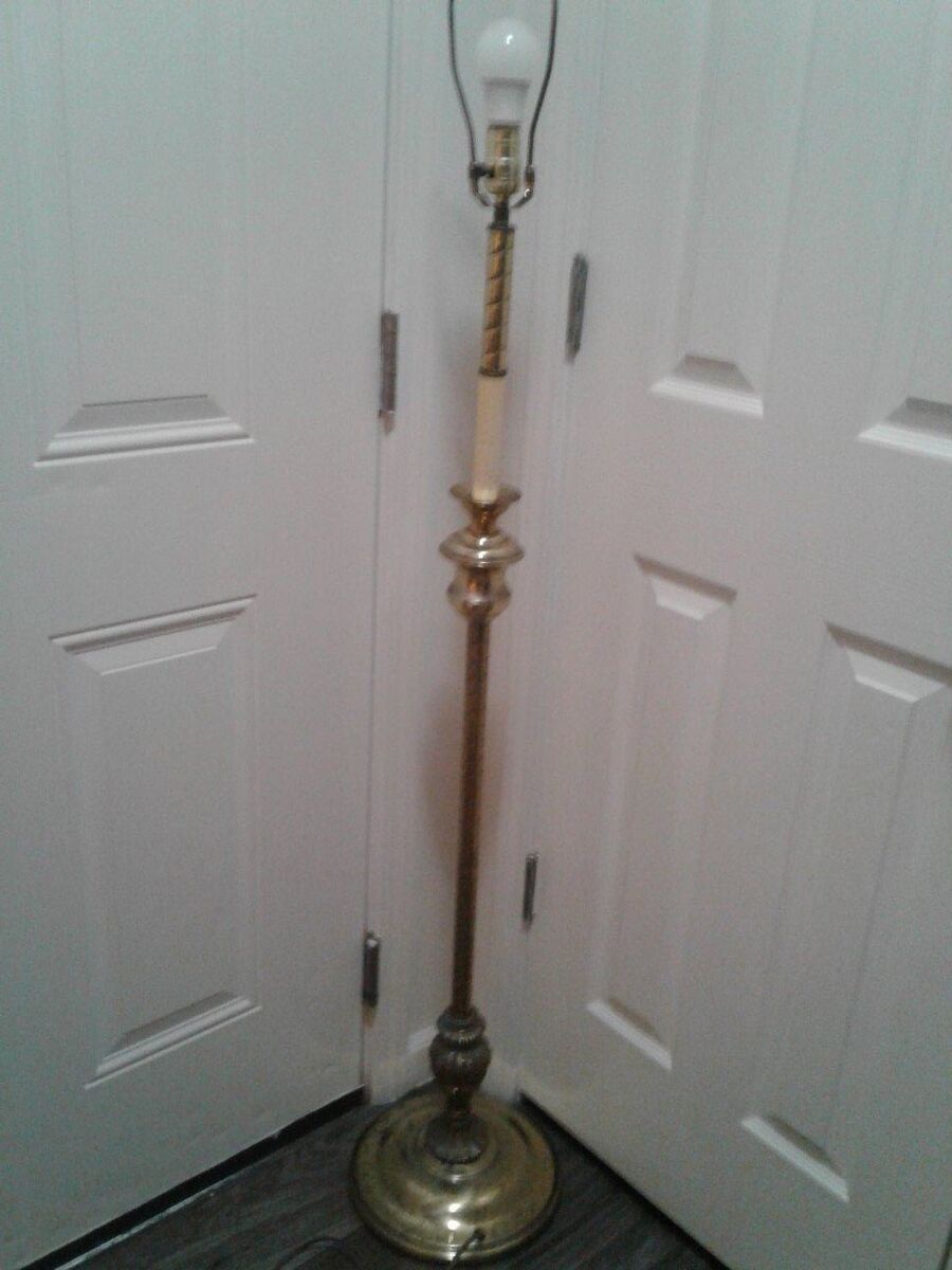 Vintage 1950s MCM Stiffel Brass Floor Lamp