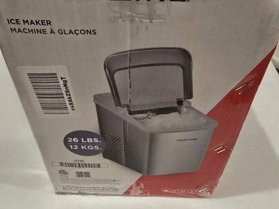 Frigidaire Portable Countertop Ice Maker - Makes 26 lbs/day, Small & Large Ice Options
