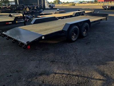 *Summer Sale* Hillcrest 20' Flatbed Car Hauler - Heavy Duty with Wood Deck