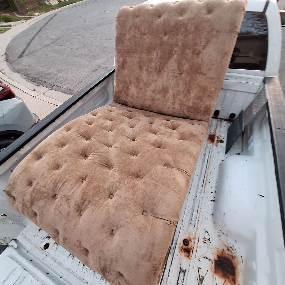 Large Fabric Chase Lounge Chair