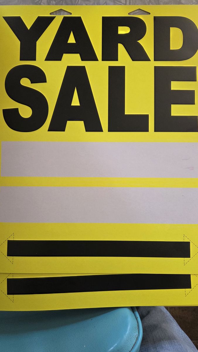 Yard Sale
