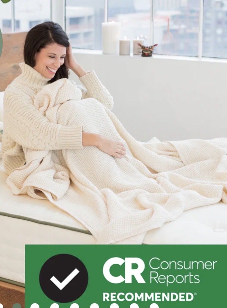 Queen AVOCADO GREEN MATTRESS & Boxspring