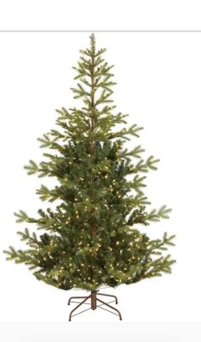 Fake Spruce Christmas Tree  w/ lights