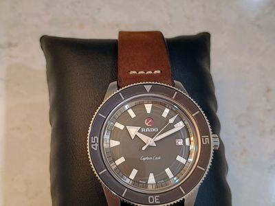 Rado Captain Cook Swiss Automatic Dive Watch. Looks more expensive than it is!