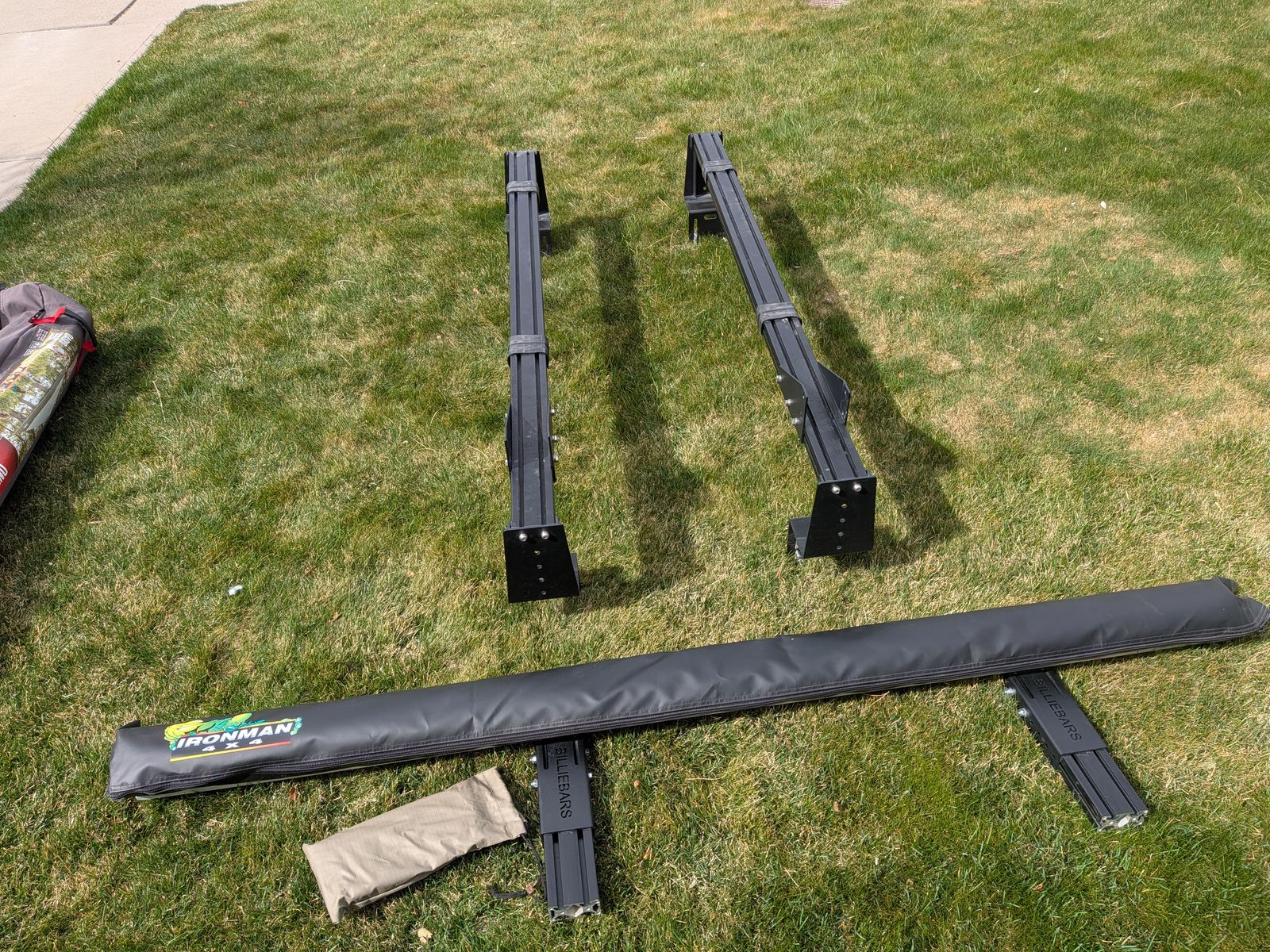 Billie Bars truck bed rack and Iron Man awning package